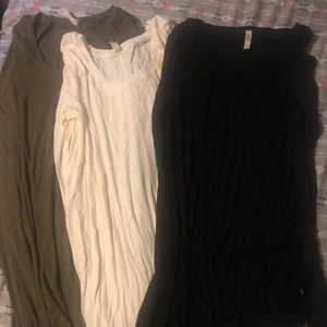 Free people long sleeve tunic tops